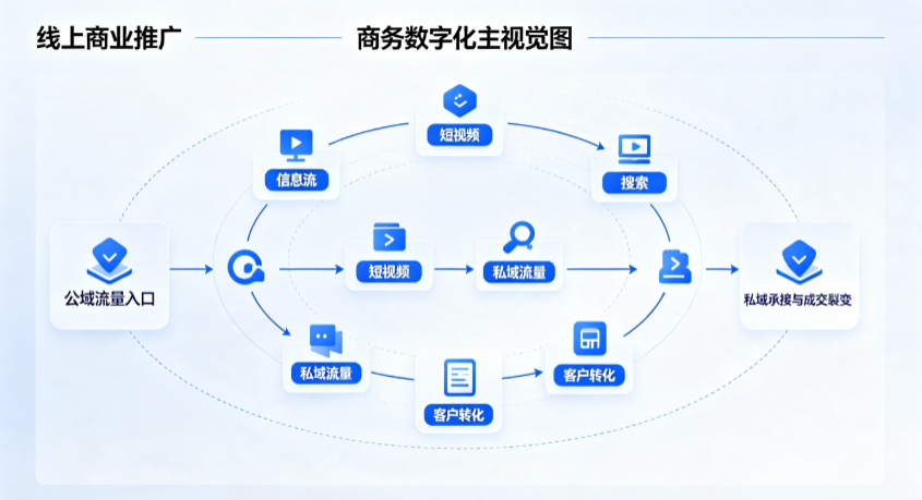安岳县线上商业推广怎么做？全域流量闭环搭建与低成本转化实战指南